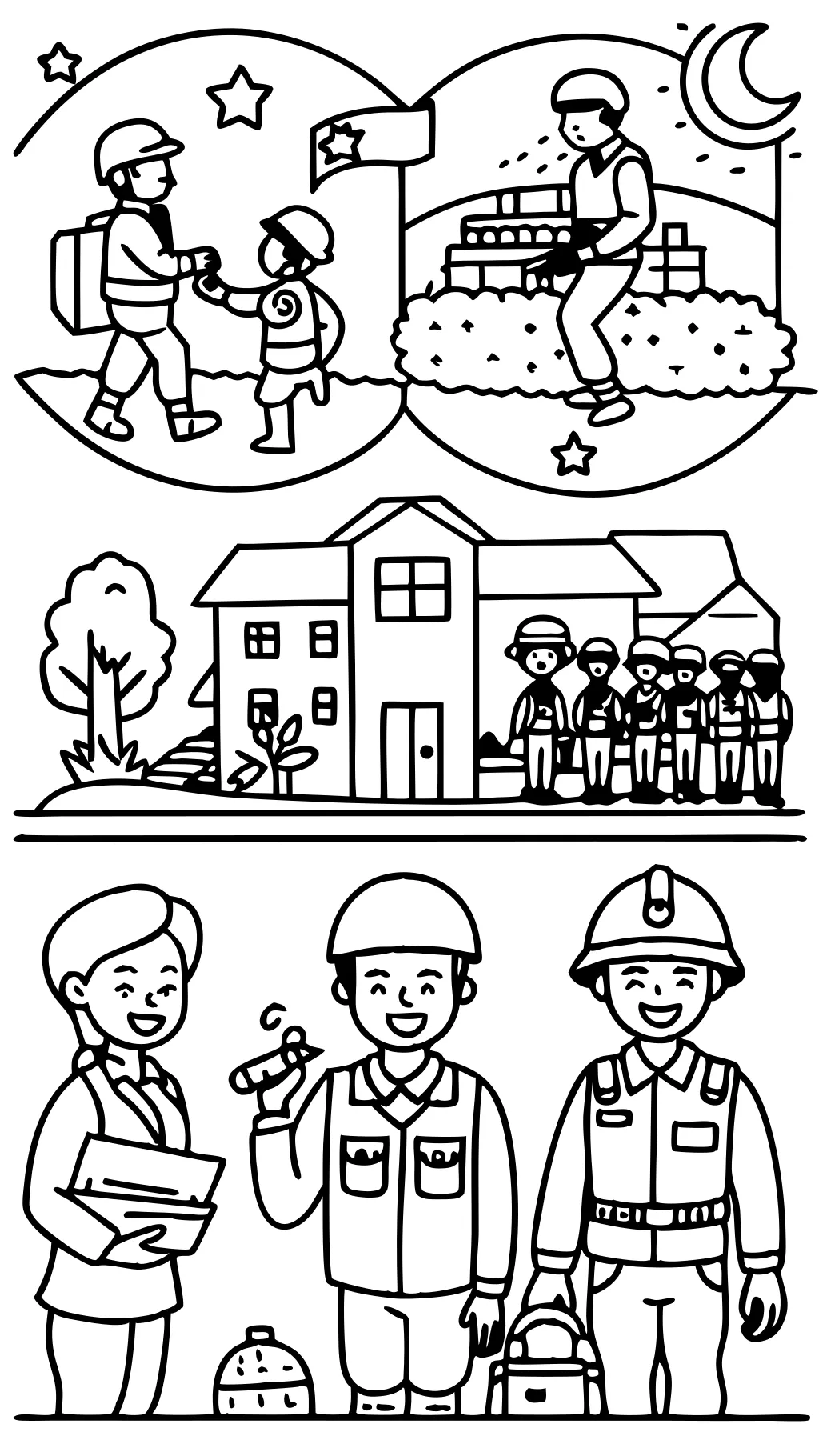 coloring pages soldiers